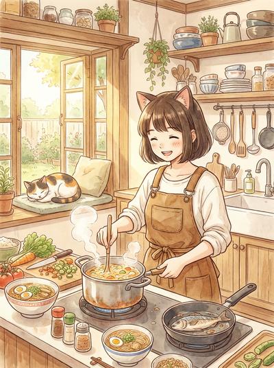 探花动漫-暖心厨房物语